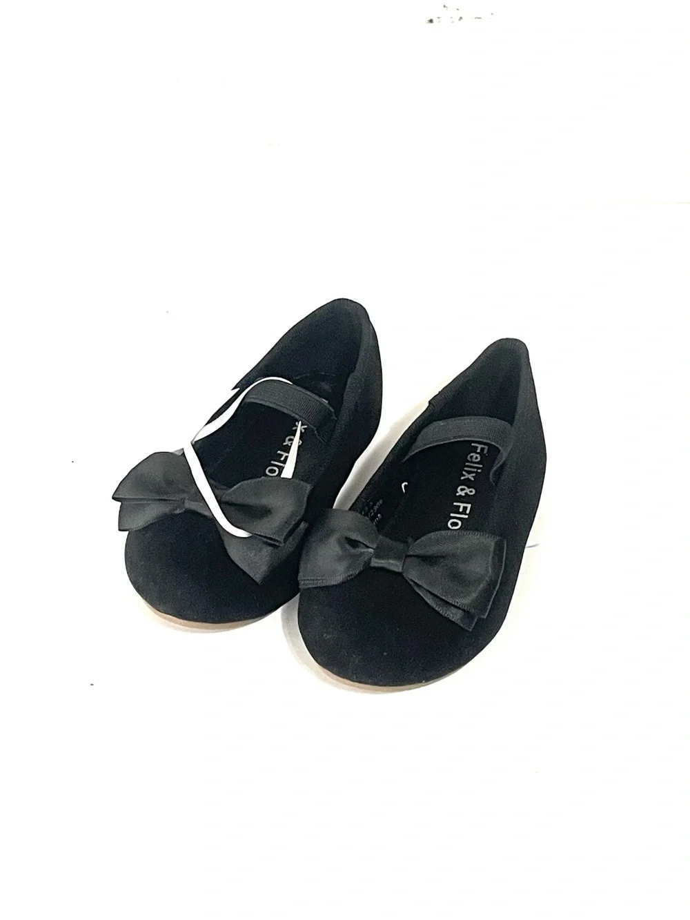 NWT Felix & Flora Black Dress Ballet Flat Shoes Mary Jane Toddler Girl Size 5